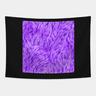 Neon Purple Fur Design Tapestry