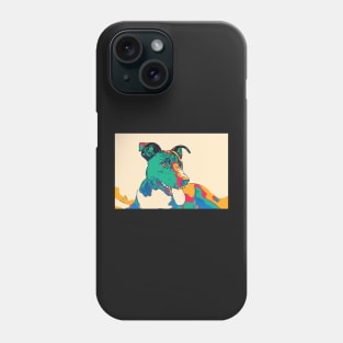 colorful dog Phone Case