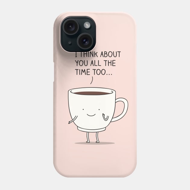 Thinking of you... Phone Case by milkyprint