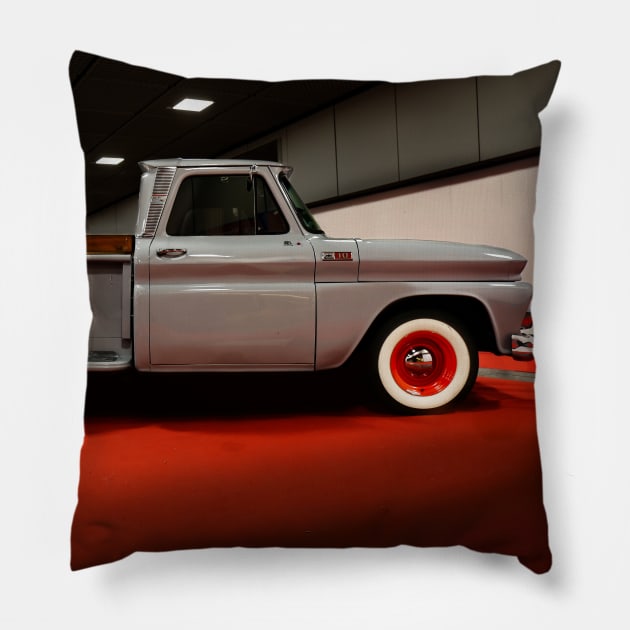 1965 Chevrolet C-10, Pickup Pillow by hottehue