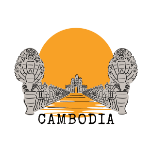 Angkor Thom Majesty: Cambodia's Ancient Wonder -- Sun Edition T-Shirt