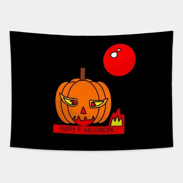 PP Pumpkin Tapestry by littlesheep