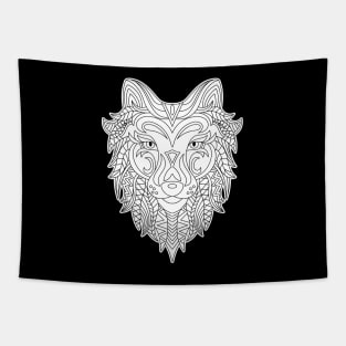 Fox Mandala Tapestry