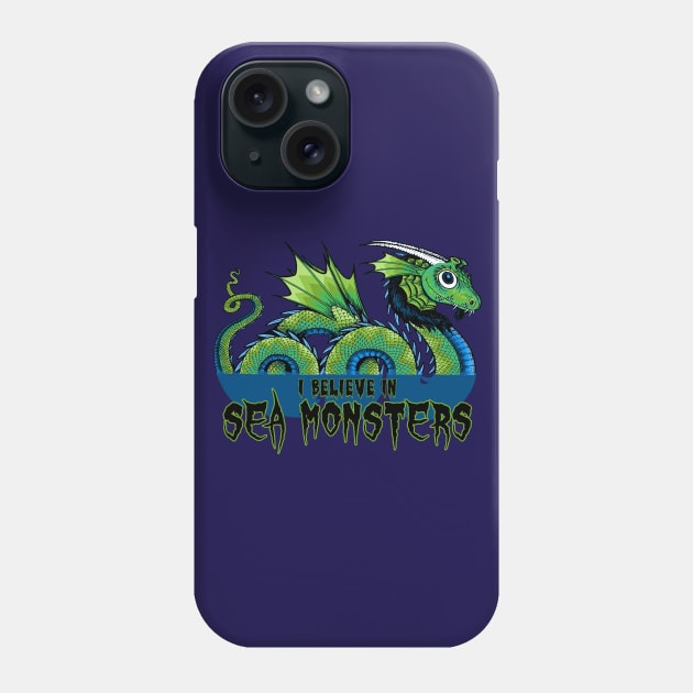 I Believe in Sea Monsters Phone Case by inkninja