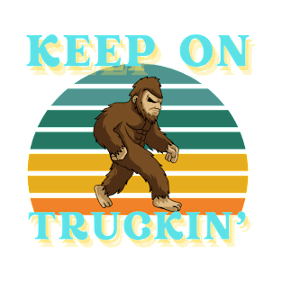 Keep On Truckin T Shirts For Men | Truck Driver Shirt T-Shirt