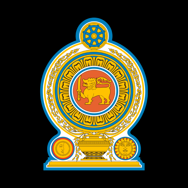 Emblem of Sri Lanka by Wickedcartoons