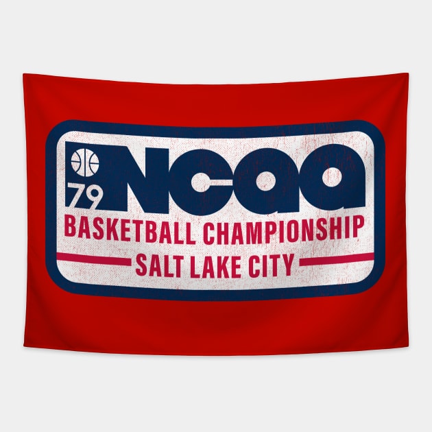 1979 Basketball Championship Salt Lake City Tapestry by LocalZonly