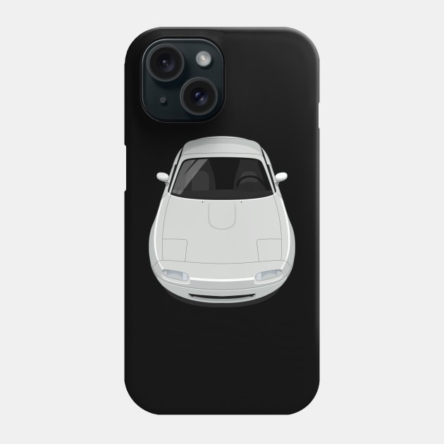 MX-5  Miata NA 1st gen 1990-1997 - White Phone Case by jdmart