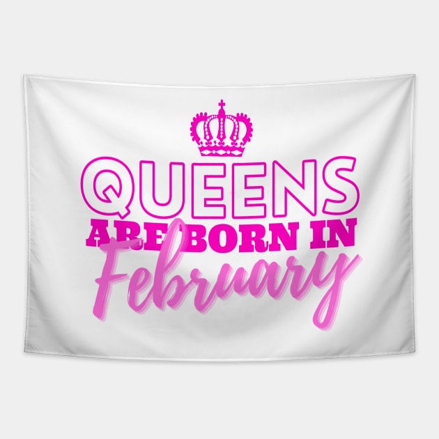 Queens are born in February Tapestry by HeavenlyTrashy