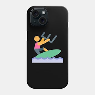 Kite Surfing Tribute Design Phone Case