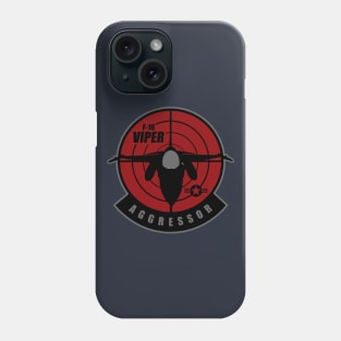 F-16 Aggressor Patch Phone Case