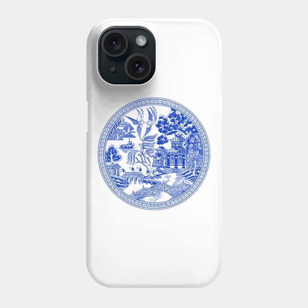 The Willow Pattern Phone Case by Fjordly