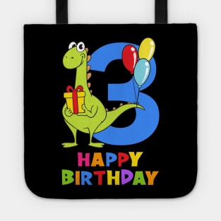 3rd Birthday Party 3 Year Old Three Years Tote