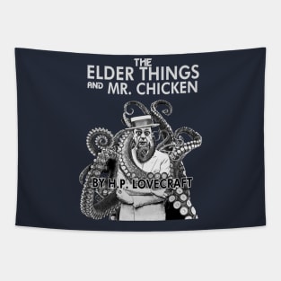 The Elder Things and Mr. Chicken Tapestry