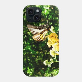 Butterflies - Yellow Swallowtail On Yellow Lantana Phone Case