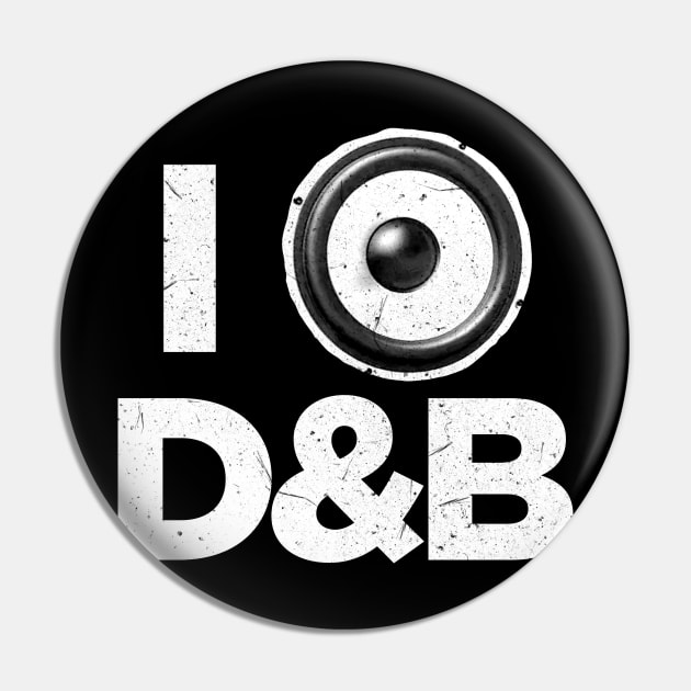 I love Dnb drum and bass music Pin by GriffGraphics