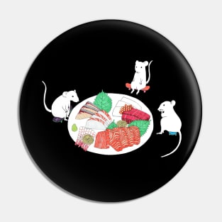 Mice with sashimi Pin