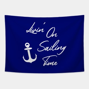 Living on Sailing time Tapestry