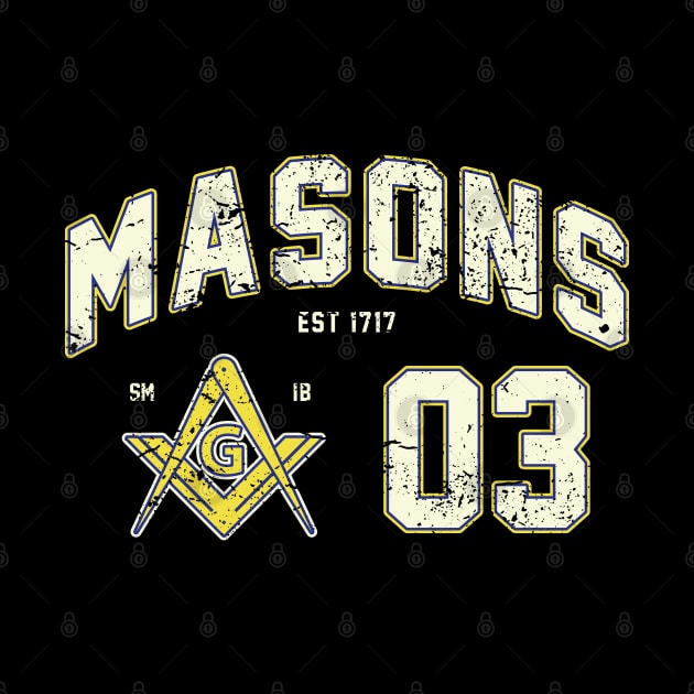 Masons Sporty Jersey Style Masonic Freemason by Master Mason Made