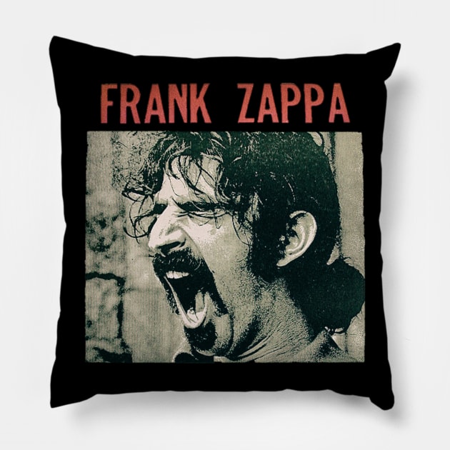 frank zappa Pillow by Gambir blorox