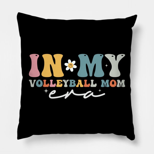 In My Volleyball Mom Era Pillow by KayBee Gift Shop