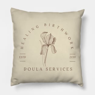 Healing Birthwork Logo Pillow