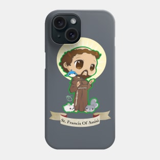 Chibi St. Francis of Assisi Phone Case