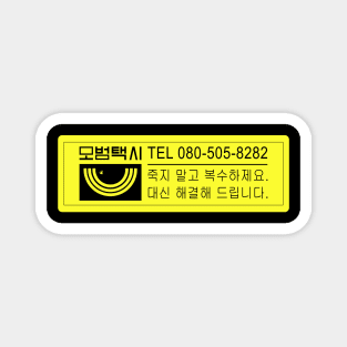 Rainbow Taxi Driver 01 Magnet