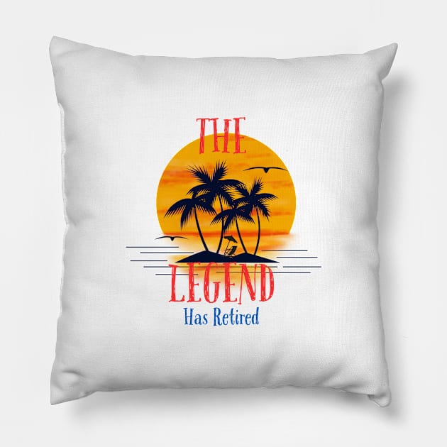 Happy retirement Pillow by smkworld