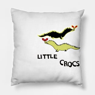 Little Funny Crocks Pillow