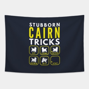 Stubborn Cairn Tricks - Dog Training Tapestry