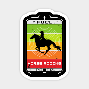 Horse riding Magnet