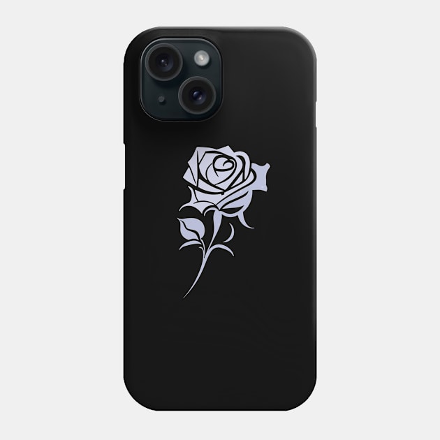 Minimalist Lilac Rose Phone Case by Basic Corner