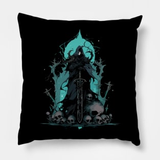 dark lord - fantasy style Pillow