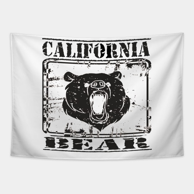 CALIFORNIA BEAR CALI Souvenir Tapestry by kirkomed