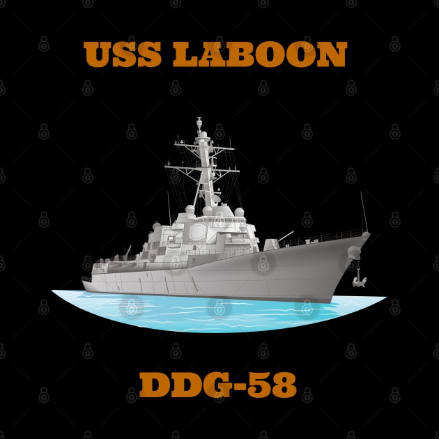 Laboon DDG-94 Destroyer Ship by woormle