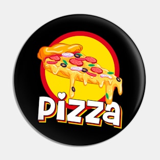 Pizza Cheesy Slice Delicious Pin