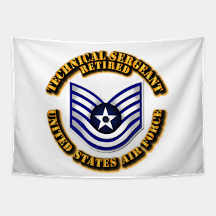 USAF - Technical Sergeant (E6) - Retired Tapestry