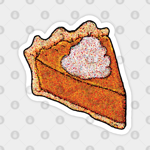 Holidayz: Thanksgiving Pumpkin Pie Magnet by namelessshape