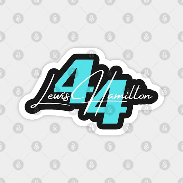 Lewis Hamilton Formula One 44 Magnet by little-axii