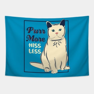 Purr More, Hiss Less Tapestry