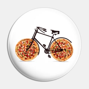 pizza bicycle Pin