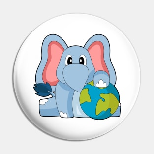 Elephant Earth Pin