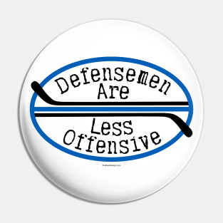 Hockey Defensemen are Less Offensive Pin