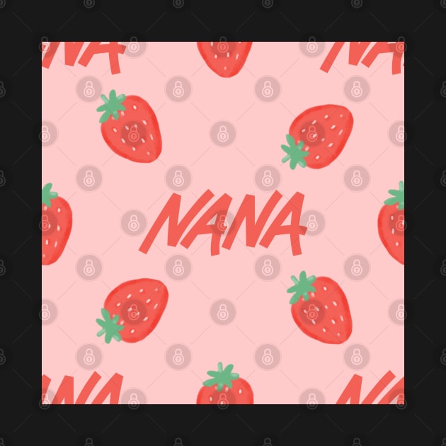 Nana anime strawberry pattern by little-axii