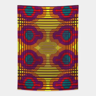 Triped Tube Tapestry