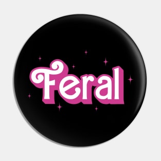 feral girl summer retro Pin