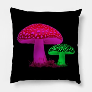 Mushrooms from Afar Pillow