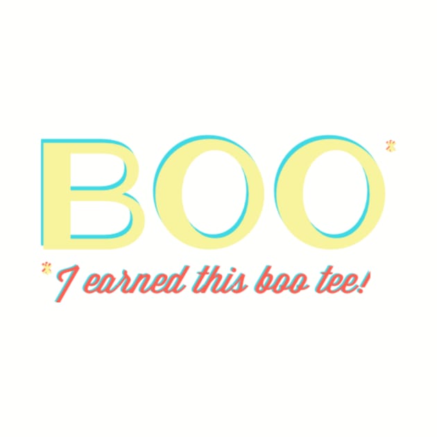 Boo Tee by FolkBloke