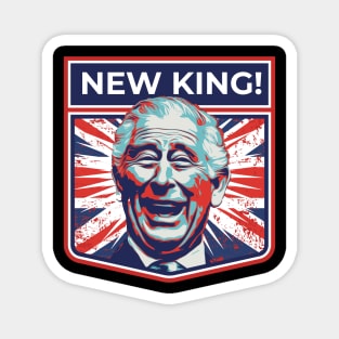 new king king charles Magnet